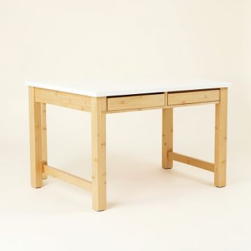 Cliff Bluff Empty Workshop Workbench - White (synthetic illustration; no displayed measurements)
