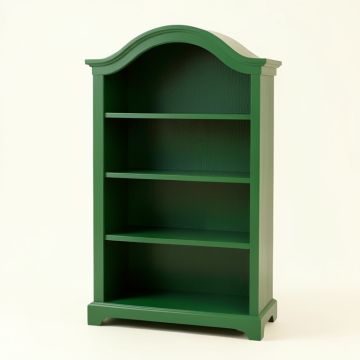Maple Branch Freestanding Bookcase - Green (synthetic illustration; no displayed measurements)