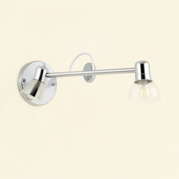 Gilbertson 2-Light Chrome Vanity Light (synthetic illustration; no displayed measurements)
