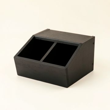 River Branch Low Toy Storage Unit - Black (synthetic illustration; no displayed measurements)