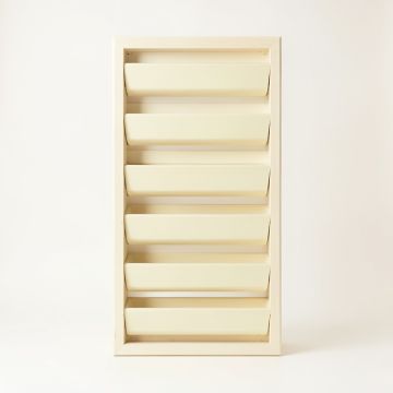 Willow Brook Empty Vertical Garden Frame - Cream (synthetic illustration; no displayed measurements)