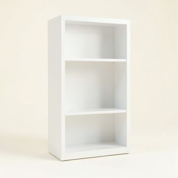 Meadow Canyon Freestanding Bookcase - White (synthetic illustration; no displayed measurements)