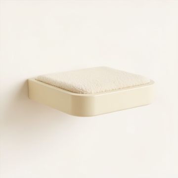 Harbor Dell Wall-Mounted Cat Perch - Cream (synthetic illustration; no displayed measurements)