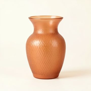 Wren Crest Empty Decorative Vase - Terracotta (synthetic illustration; no displayed measurements)