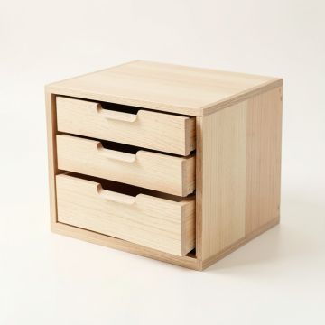 Dawn Canyon Small-Parts Storage Drawer Cabinet - Beige (synthetic illustration; no displayed measurements)