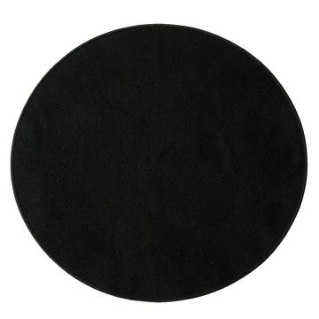 Clay Bend Round Area Rug - Black
