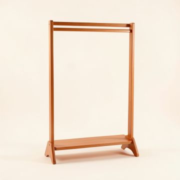 Fern Arc Empty Garment Rack (synthetic illustration; no displayed measurements)