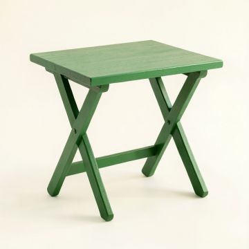 Birch Branch Compact Balcony Table - Green (synthetic illustration; no displayed measurements)