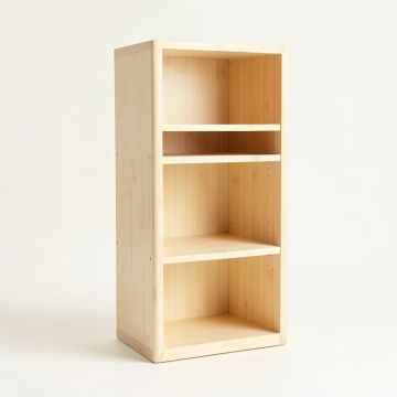 Willow Branch Narrow Cubby Tower - Cream (synthetic illustration; no displayed measurements)