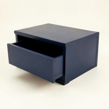 Alder Bluff Small-Parts Storage Drawer Cabinet - Navy (synthetic illustration; no displayed measurements)