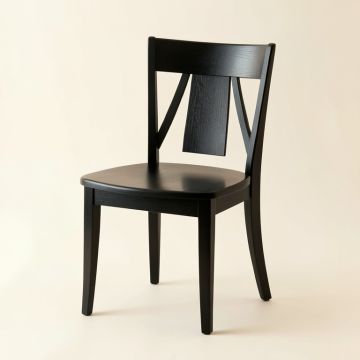 Olive Edge Dining Chair - Black (synthetic illustration; no displayed measurements)