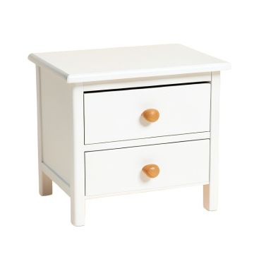 Stone Falls Nightstand - White