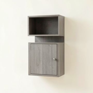 Brook Canyon Wall-Mounted Entry Cabinet - Gray (synthetic illustration; no displayed measurements)