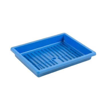 Maple Branch Empty Under-Desk Cable Tray - Blue