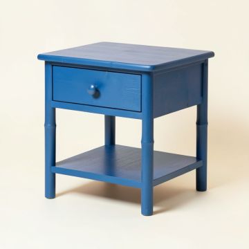 Pine Branch Nightstand - Blue (synthetic illustration; no displayed measurements)