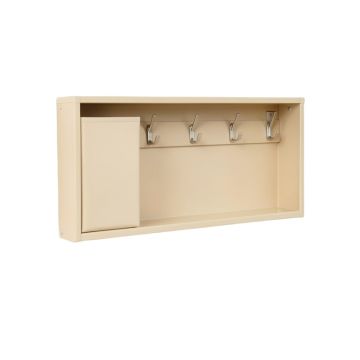Reed Brook Wall-Mounted Entryway Organizer Shelf - Beige