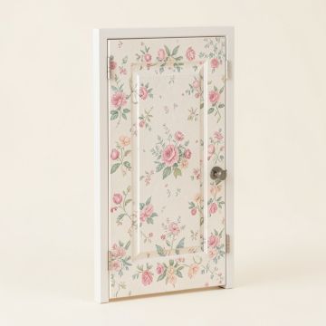 Delia Peacock Door Window Decals (synthetic illustration; no displayed measurements)