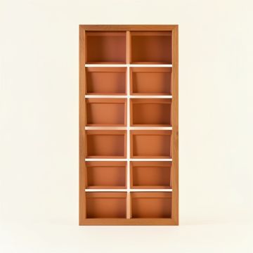 Oak Crest Empty Vertical Garden Frame - Terracotta (synthetic illustration; no displayed measurements)