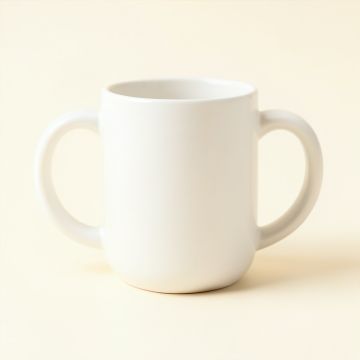 Pine Crossing Ceramic Mug - White (synthetic illustration; no displayed measurements)