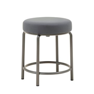 Bales Upholstered Curved Back Adjustable Height Swivel Bar Stool