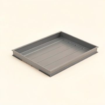 Brook Bend Empty Under-Desk Cable Tray - Gray (synthetic illustration; no displayed measurements)