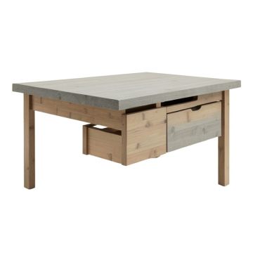 Juniper Branch Empty Workshop Workbench - Gray