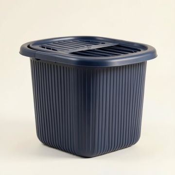 Clay Arc Laundry Hamper (synthetic illustration; no displayed measurements)