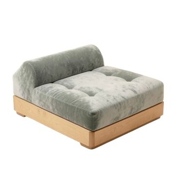 Bartlomiej 74 '' Chenille Armless Sleeper