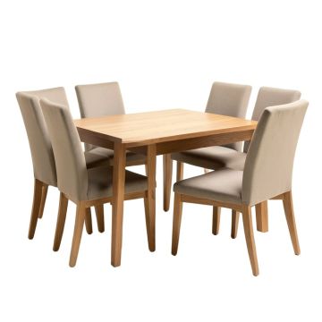 Evelin Solid Wood Dining Set
