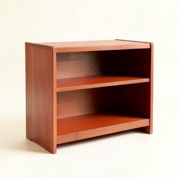 Cliff Arc Desktop Shelving Unit (synthetic illustration; no displayed measurements)
