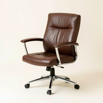 Aghasi Genuine Leather Conference Chair (synthetic illustration; no displayed measurements)