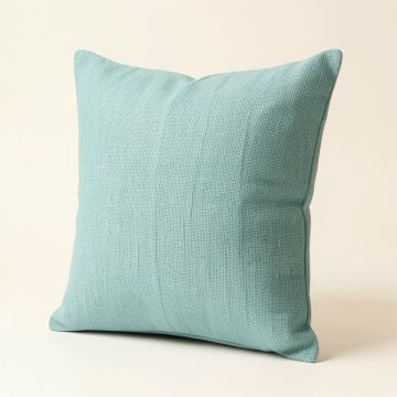 Heathered Woven Square Linen Pillow Cover & Insert (synthetic illustration; no displayed measurements)