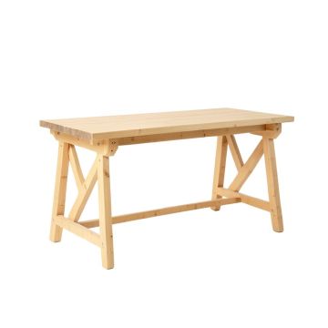 Cove Crest Empty Workshop Workbench - Beige