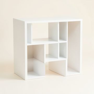 Olive Falls Desktop Shelving Unit - White (synthetic illustration; no displayed measurements)