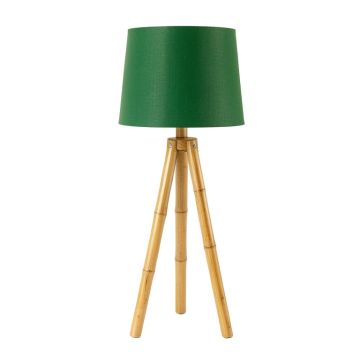 Glen Arc Floor Lamp With A Plain Fabric Shade