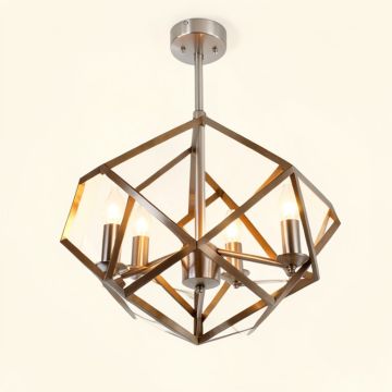 Prahl 6 - Light Unique / Statement Geometric Chandelier (synthetic illustration; no displayed measurements)