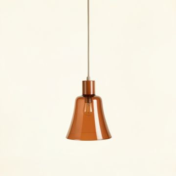 Birch Canyon Pendant Light Suspended From One Plain Cable - Terracotta (synthetic illustration; no displayed measurements)