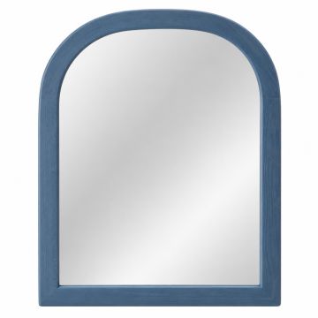 Clay Bend Framed Wall Mirror - Blue