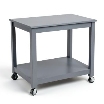 Vale Branch Empty Rolling Workshop Cart - Gray (synthetic illustration; no displayed measurements)