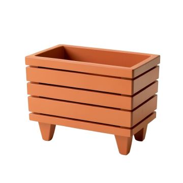 Lake Branch Empty Raised Planter - Terracotta