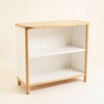 Glen Branch Low Bookcase - White (synthetic illustration; no displayed measurements)