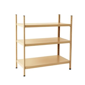 Birch Field Desktop Shelving Unit - Beige
