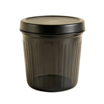 Oak Bend Storage Canister With Lid - Black (synthetic illustration; no displayed measurements)
