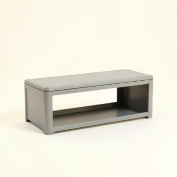 Harbor Brook Narrow Outdoor Storage Bench - Gray (synthetic illustration; no displayed measurements)