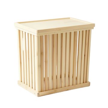 Holly Brook Laundry Hamper - Cream