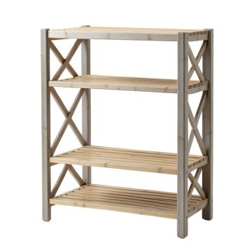 Clay Brook Empty Seed-Starting Shelving Unit Without Lights - Gray