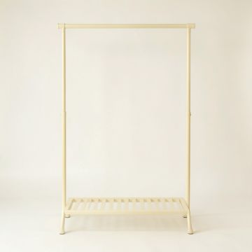 Slate Branch Empty Garment Rack - Cream (synthetic illustration; no displayed measurements)