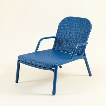 Briar Crest Outdoor Lounge Chair - Blue (synthetic illustration; no displayed measurements)