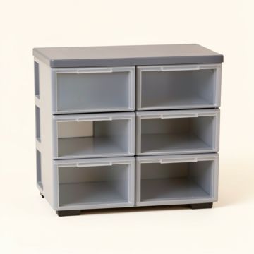 Rutledge 43.5 '' W Diy 12 Cube Portable Storage Organizer Clothes Cabinet (synthetic illustration; no displayed measurements)