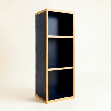 Cedar Crest Narrow Cubby Tower - Navy (synthetic illustration; no displayed measurements)
